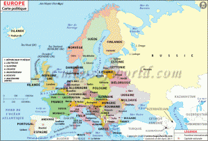 carte-politique-de-europe