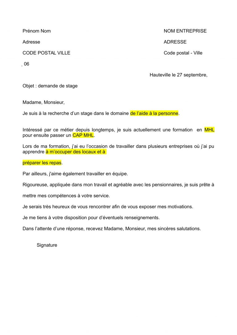 [production d'écrit] La lettre de motivation  IME DINAMO