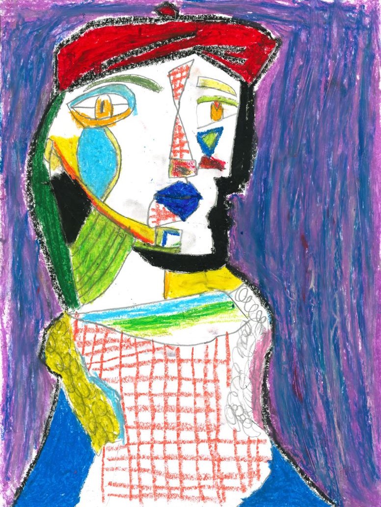 Autoportrait à la manière de Picasso (professor feito)
